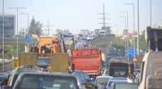 حركة مرورية نشطة في عمّان - صور