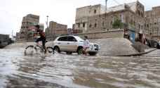 ضحايا جراء السيول في اليمن