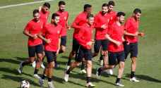 "النشامى" يبدأ تدريباته استعدادا لمواجهة إسبانيا