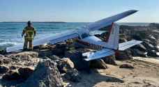 قتيل في تحطم طائرة صغيرة على شاطىء في كاليفورنيا