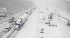 ارتفاع عدد ضحايا العواصف الثلجية في مناطق بأمريكا