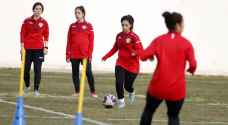 منتخب السيدات تحت سن ٢٠ عاما يواصل تحضيراته للبطولة الودية الثلاثية