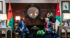 الملك يلتقي رئيس غينيا بيساو في قصر الحسينية