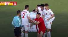 قد يدخل غينيس.. طرد لاعب أردني بعد انطلاق مباراة بـ٥ ثوان فقط