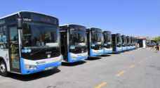 الأمانة تعلن تشغيل مسارات جديدة لباص عمّان
