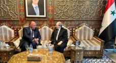 وزير خارجية سوريا يجري مباحثاث في مصر