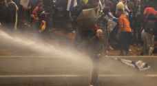 بالصور: شرطة الاحتلال تستخدم المياه العادمة لتفريق المحتجين ضد التعديلات القضائية