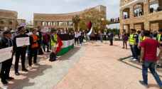 مسيرة في جامعة"التكنو" دعماً لانتفاضة القدس