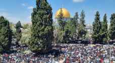 القدس تحتضن ٢٥٠ ألف مصلٍ في المسجد الأقصى المبارك