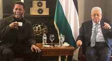 شاهد.. محمود عباس يستقبل الفنان المصري محمد رمضان في نيويورك