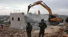 هدم منزل والاستيلاء على آلاف الدونمات في المزرعة الغربية قرب رام الله