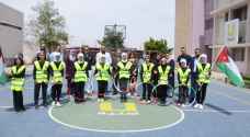 ضمن مبادرة فرصة لإعادة تأهيل ساحات وملاعب مدرسية حكومية أمنية تفتتح عاشر مدرسة في وادي موسى