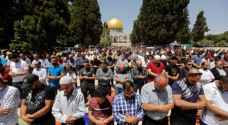 ٥٠ ألف مصلٍ في رحاب المسجد الأقصى الجمعة