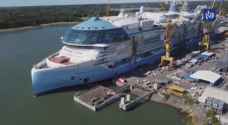أكبر سفينة في العالم تبصر النور في فنلندا - فيديو
