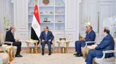 الصفدي يبحث مع السيسي تكثيف الجهود لتسوية القضية الفلسطينية