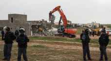 للمرة الـ٢٢٢.. آليات الاحتلال تهدم قرية العراقيب في النقب