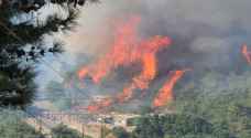 مراسلة "رؤيا": حرائق بالخط الأزرق في لبنان إثر قنابل حارقة أطلقها الاحتلال