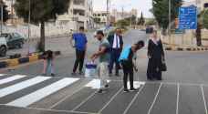 مبادرة لتخطيط الشوارع أمام المدارس في لواء المزار