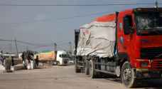 "المعابر والحدود الفلسطينية": ٤٠ شاحنة تحوي معدات طبية ستدخل غزة