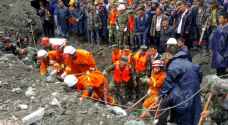 عشرات القتلى بانزلاق أرضي جنوب غرب الصين