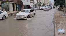 مراسل "رؤيا": إغلاق طريق بشرى حوارة في إربد بسبب ارتفاع منسوب المياه - فيديو