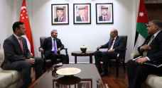 الأردن وسنغافورة تؤكدان استمرار التعاون في إيصال المساعدات الإنسانية إلى غزة