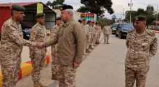 الحنيطي يثمن جهود مرتبات المنطقة العسكرية الشرقية في حماية حياض الوطن - صور