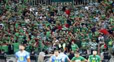 تضامنا مع غزة.. هتاف موحد لجماهير الفيصلي والوحدات في كلاسيكو الأردن - فيديو