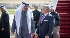 الملك ورئيس دولة الإمارات يبحثان الأوضاع الخطيرة في غزة