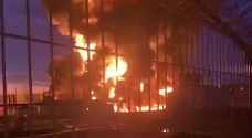 "ا ف ب": اندلاع النيران في منشآت روسية للطاقة إثر هجمات بمسيرات