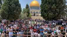 ٣٠ ألف مصل أدوا صلاة الجمعة في المسجد الأقصى المبارك