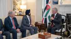 الملك يلتقي في واشنطن رئيس البنك الدولي ويثمن دعمه لمشروع الناقل الوطني