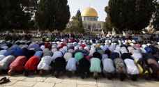 ٣٠ ألف مصل أدوا صلاة الجمعة في المسجد الأقصى