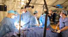 المستشفى الميداني الأردني جنوب غزة /٢ يجري عمليات جراحية نوعية - صور