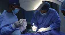 المستشفى الميداني الأردني غزة /٧٨ يجري عملية جراحية نوعية