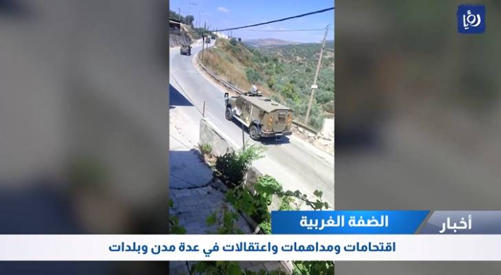 الضفة الغربية.. اقتحامات ومداهمات واعتقالات في عدة مدن وبلدات